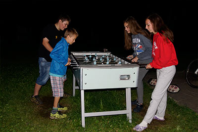 Tischfussball am Gastreinhof